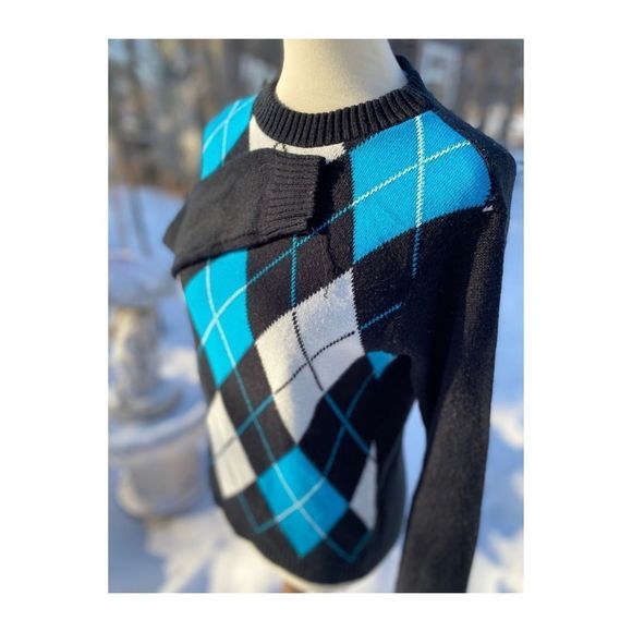 French Toast Argyle Sweater Crew Private School Sz 12/14 Youth - Picture 7 of 11